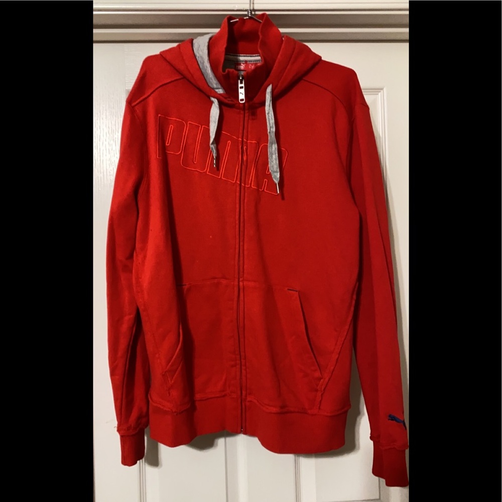 (3 for $30 item) SIZE LARGE PUMA HOODIE PUMA SWEATSHIRT PUMA ZIP UP